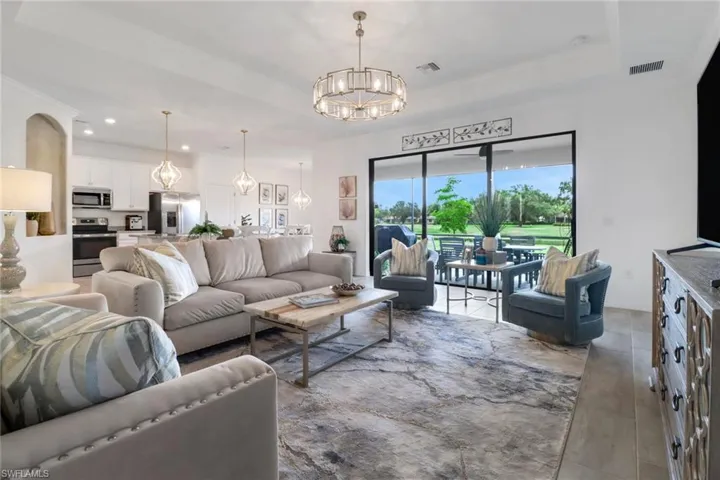 Living room with gear view