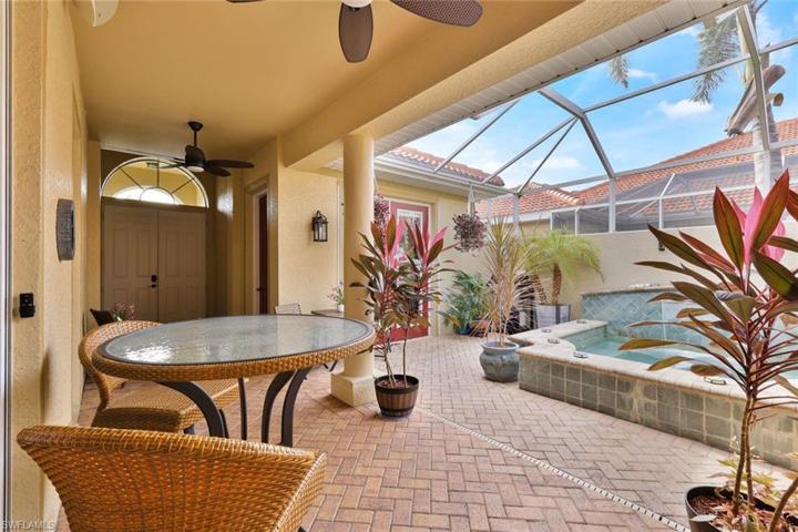 Looking at detached Guest Qtrs and front entry into Courtyard