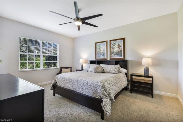Ground Level MBR, large and spacious w/preserve views and carpet flooring
