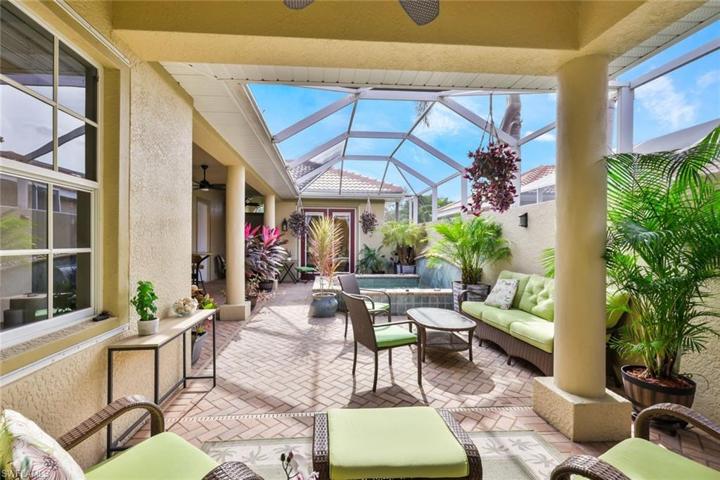 Under cover protection w/all new ceiling fans