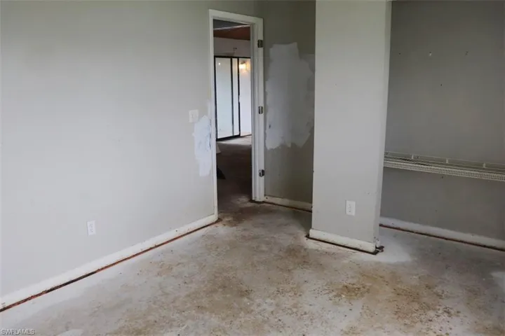 View of unfurnished bedroom