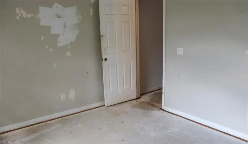 View of spare room