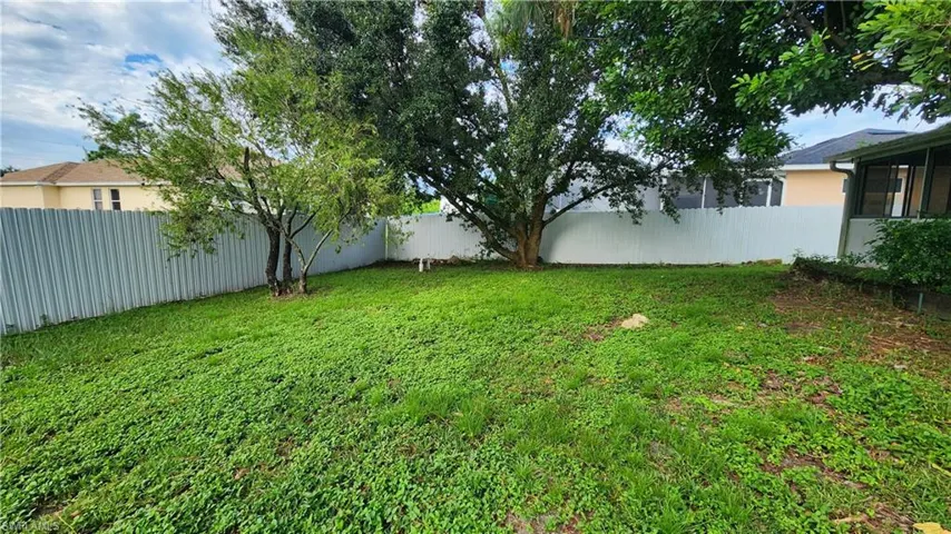 View of yard