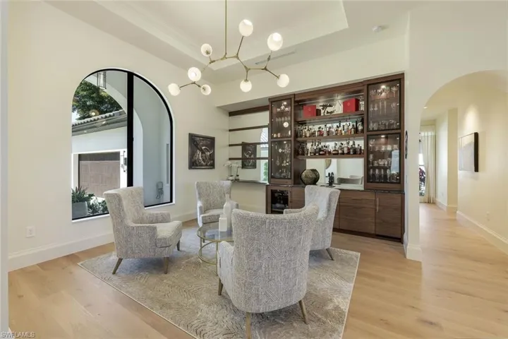 Dining area or can be used as sitting area