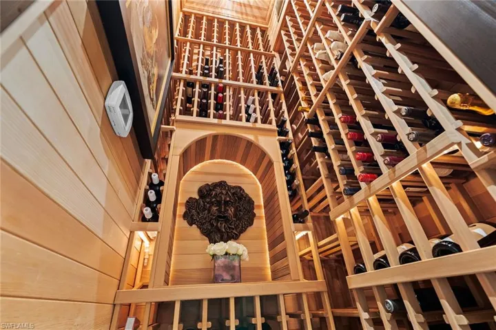 View of wine room