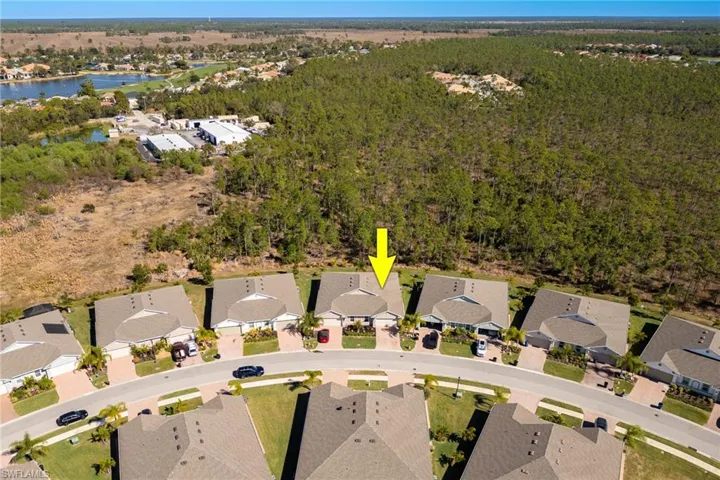 Aerial view of property and surrounding area