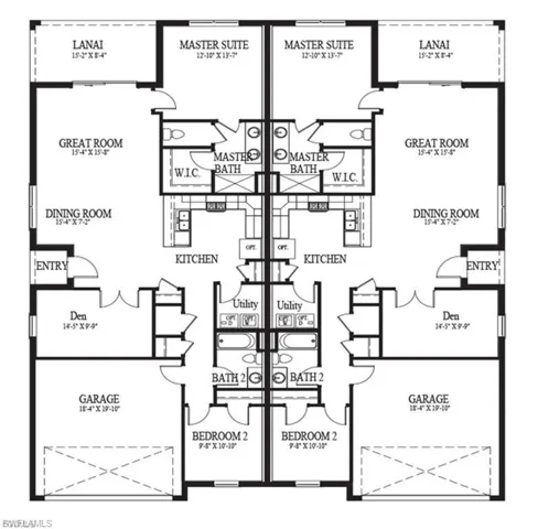 View of floor plan / room layout