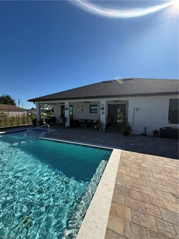 View of pool