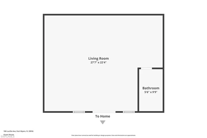 View of floor plan / room layout