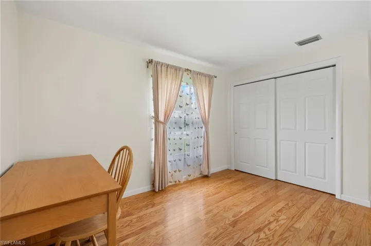 Office featuring light hardwood / wood-style floors