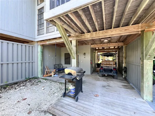 View of deck