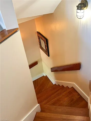 View of stairs