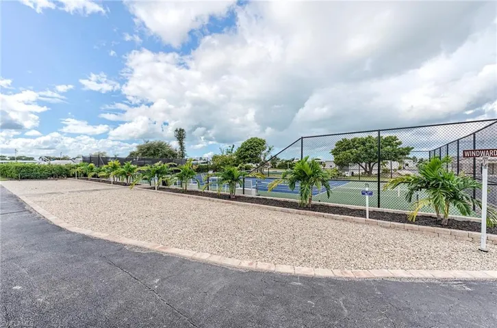 View of community tennis courts and pickleball courts