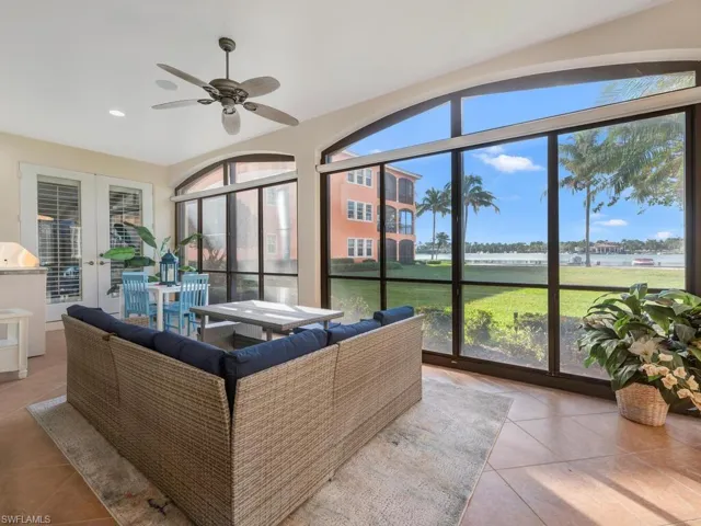 Screened lanai