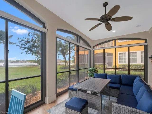 Screened lanai