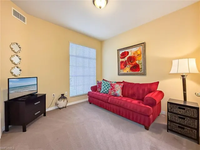 with light colored carpet