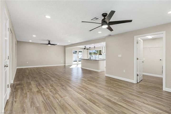 Offers three bedrooms along with all new, low maintenance flooring throughout