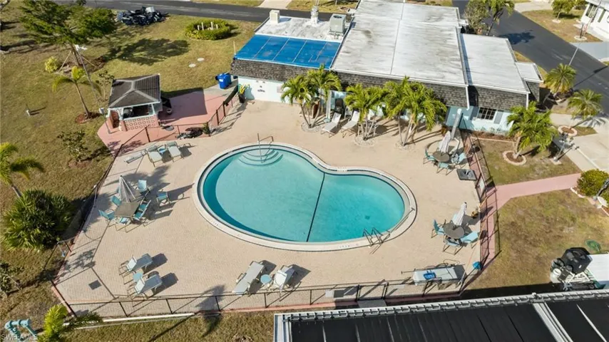 View of pool