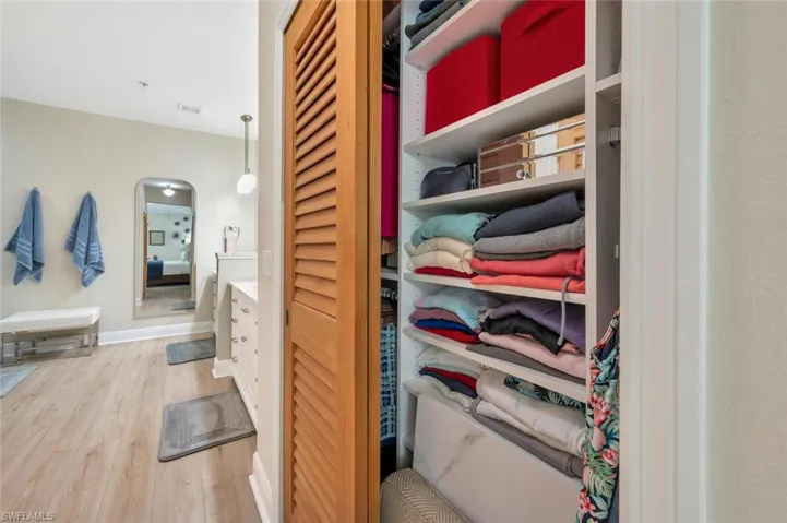 View of closet