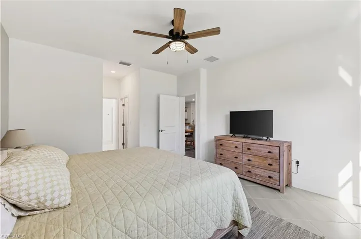 Plenty of room to relax and get your zzzz's in this bedroom