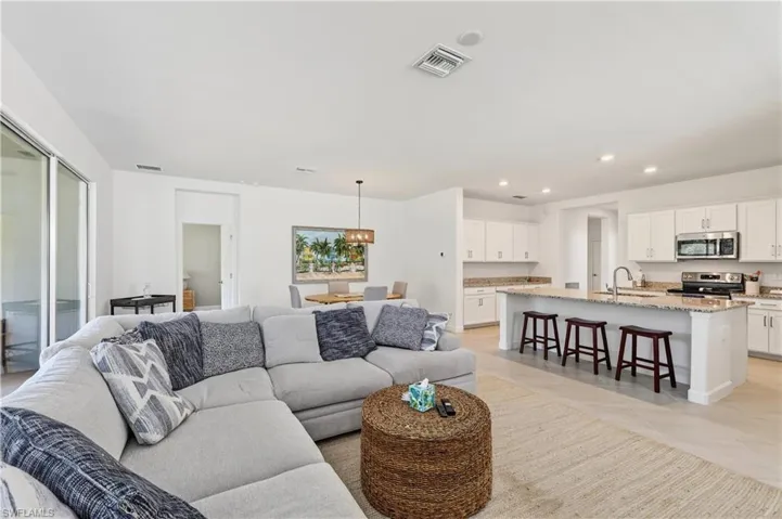 ANother view of the living room space. Keep in mind, everything you see stays with the house