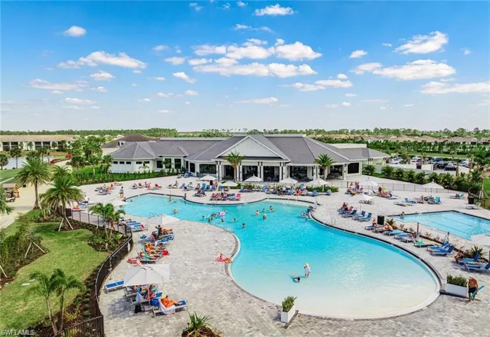 National's Resort Pool, Lap Pool, Spa, & Tiki Bar.
