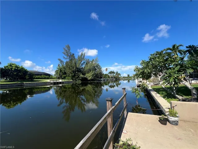 Dock featuring a water view