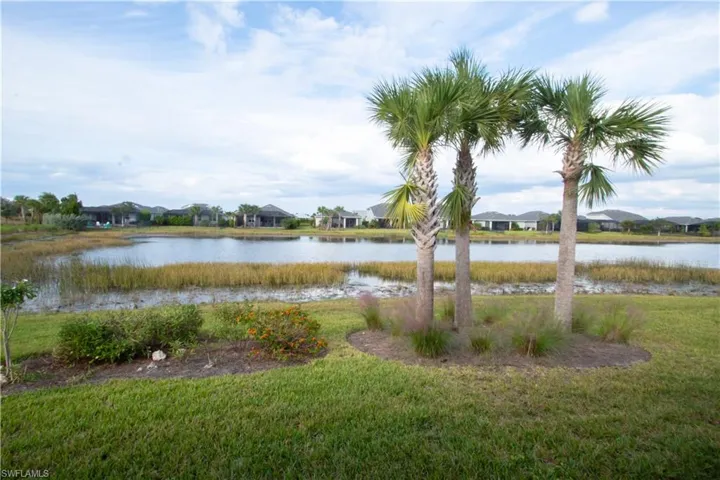 View of lake from rear of house