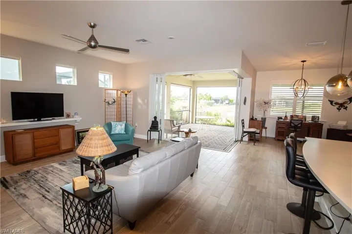 Gorgeous open concept living area