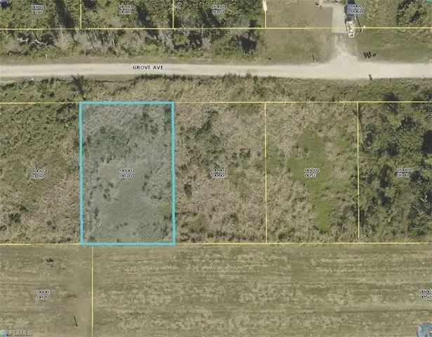 Aerial view of property's location featuring property parcel outlined