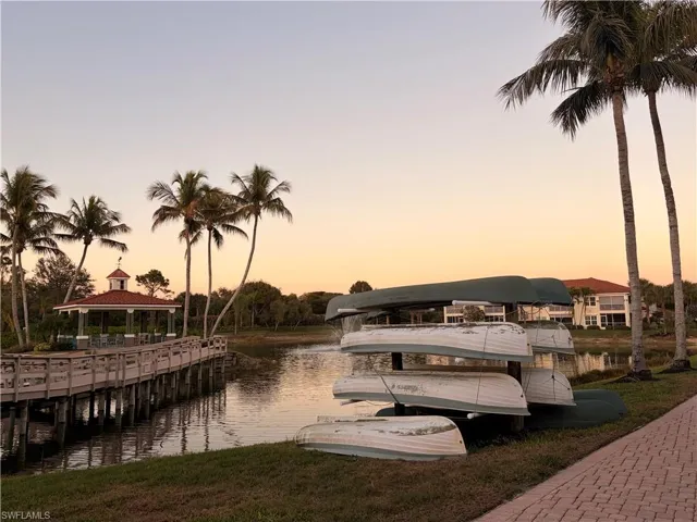 Canoe/kayak on the community lake.