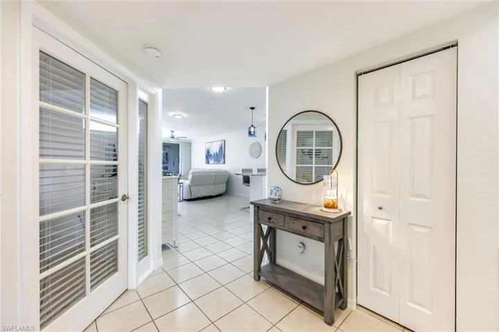 Welcoming entry foyer.