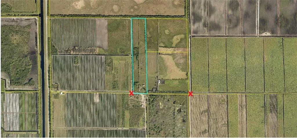 Map / location with property boundaries highlighted