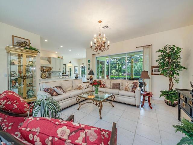Great Room with backyard views