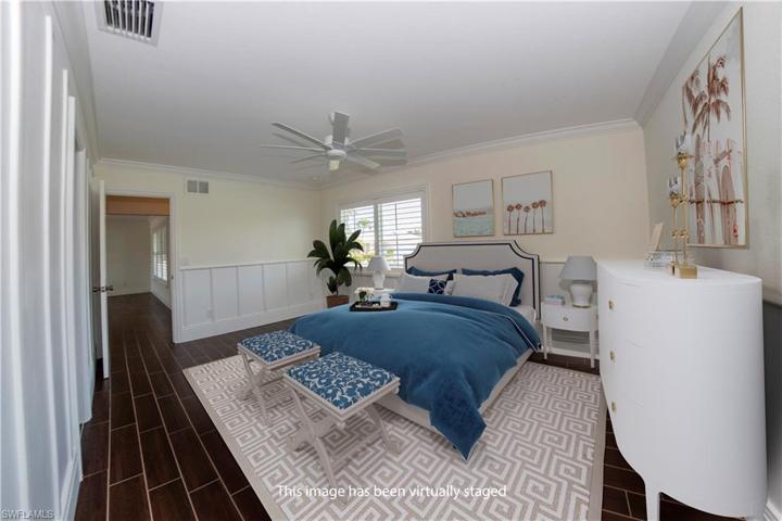 This Image has been virtually staged - Master Bedroom