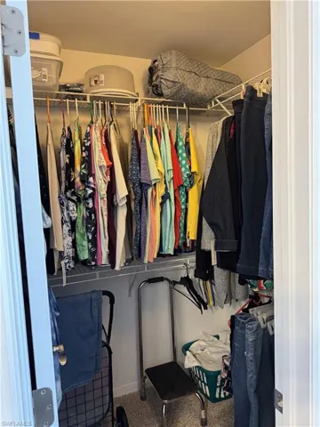 View of spacious closet