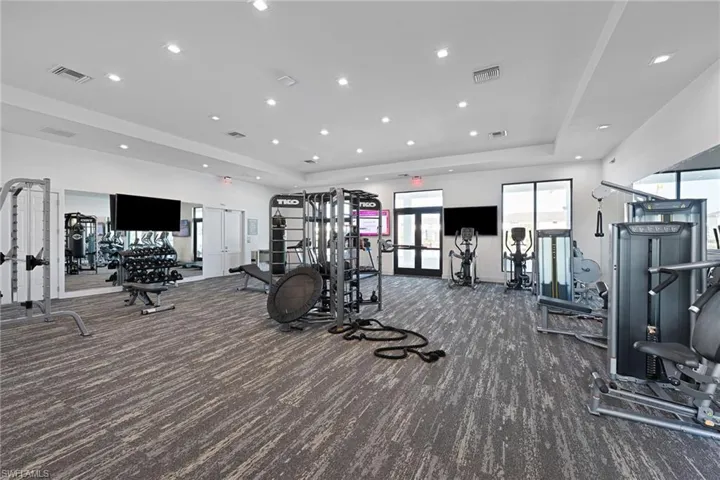 Clubhouse fitness center