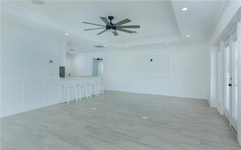 Family Room in rear of house