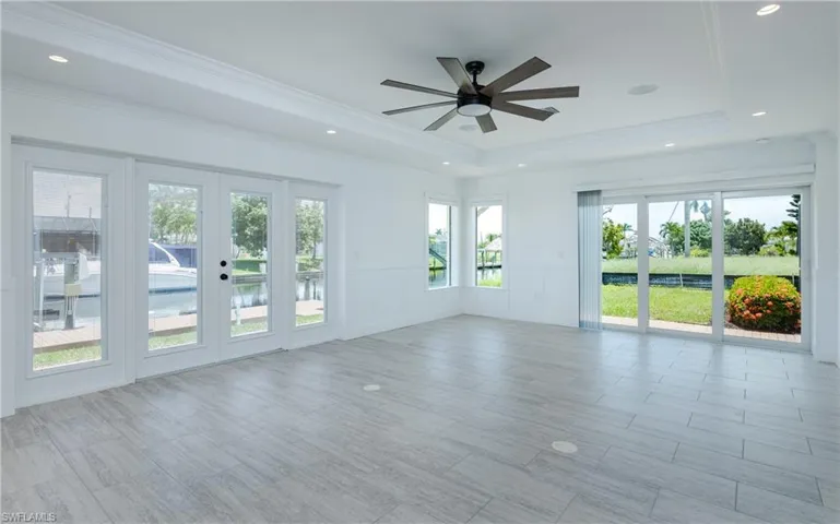 Family Room in rear of house