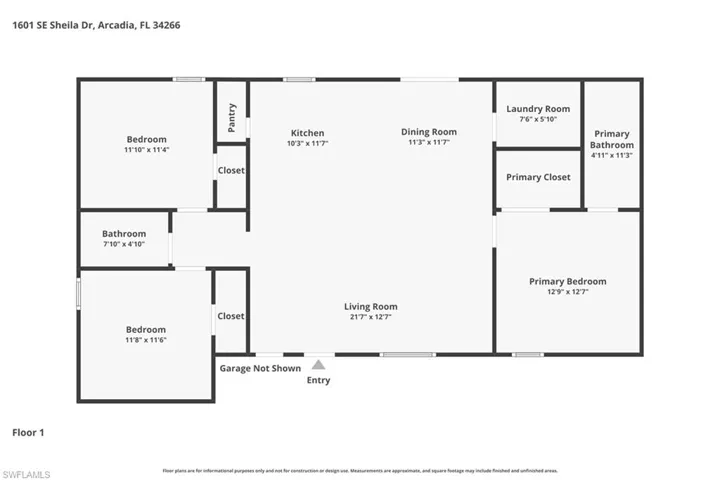 1601 Se Sheila Dr, Arcadia, Florida 34266