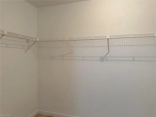 LARGE walk-in master closet!