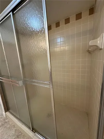Master shower.