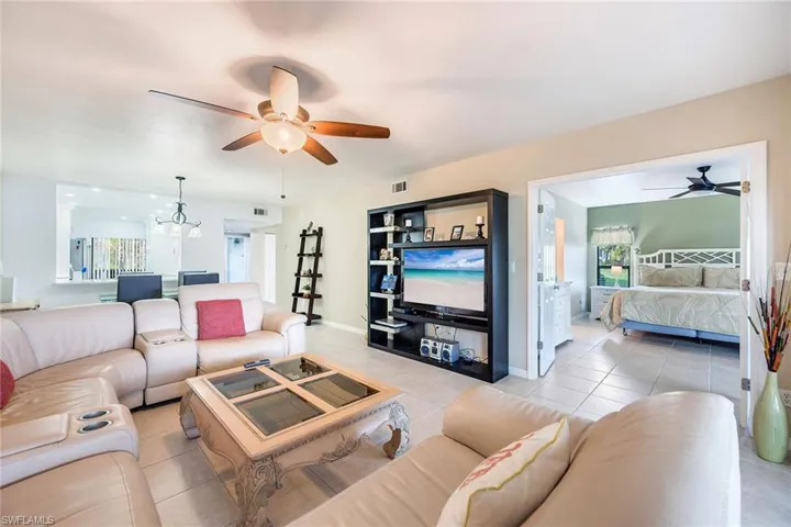 Living Room and Primary Bedroom Suite