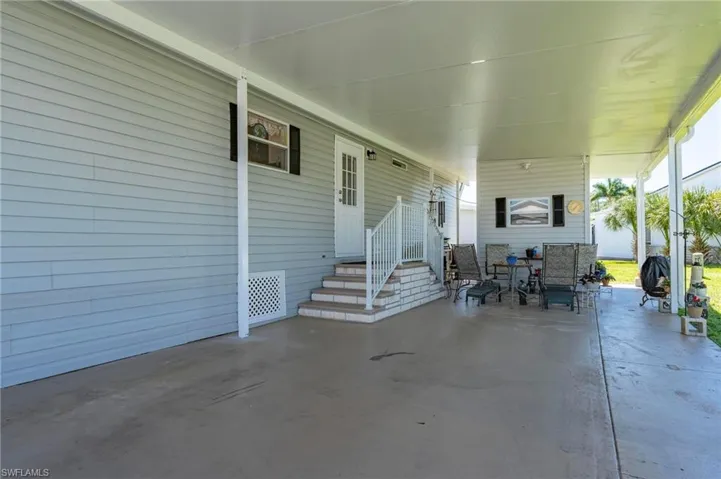 View of patio