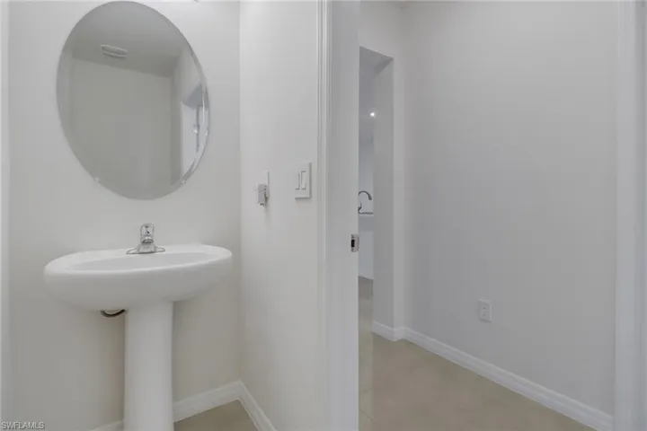 View of half bathroom