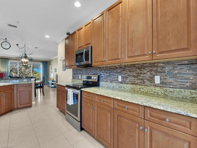Lots of countertop and cabinet space.