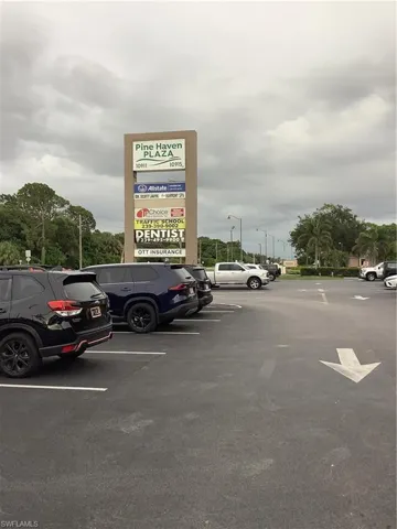 View of uncovered parking lot