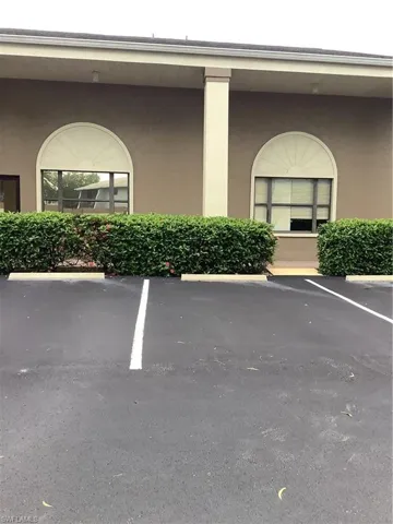 View of uncovered parking lot