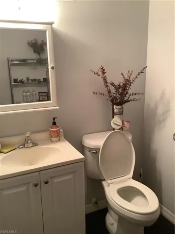 2nd bath with toilet and vanity