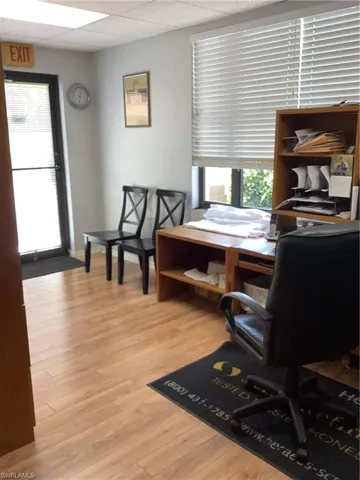 receptionist area